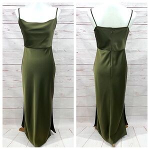 Sachin + Babi Forest Green Maxi Dress